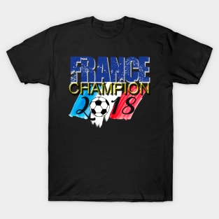 France Champion Soccer 2018 T-Shirt